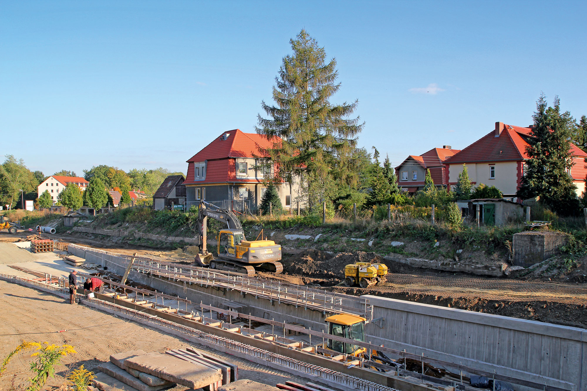 S 50 Deutzen Bahnunterführung – Trogbauwerk